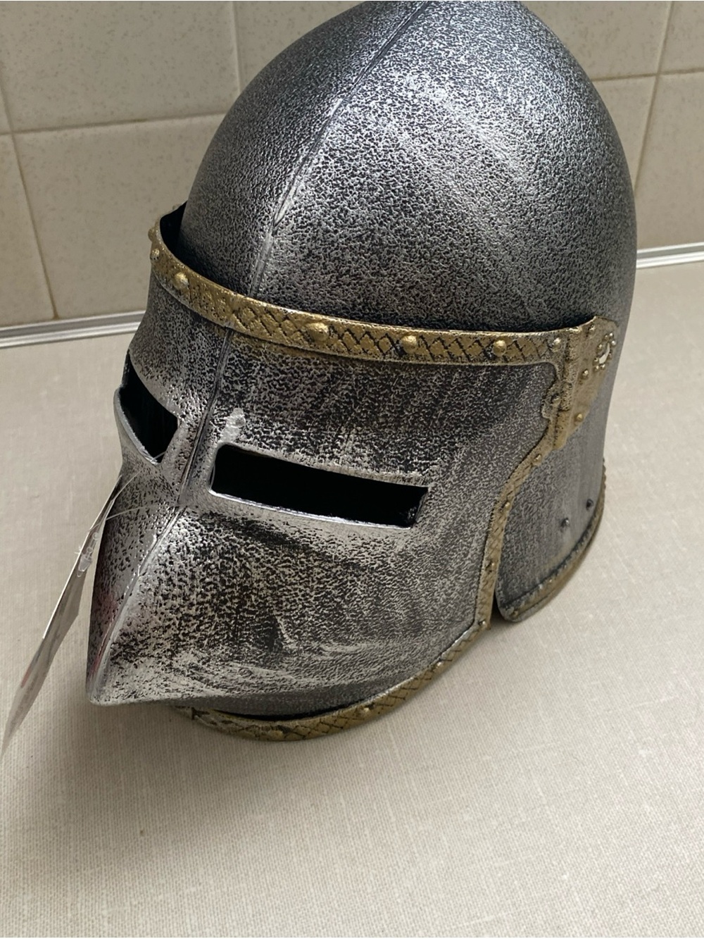 Child Kid Size Knight Medieval Flip Up Mask Halloween Costume New